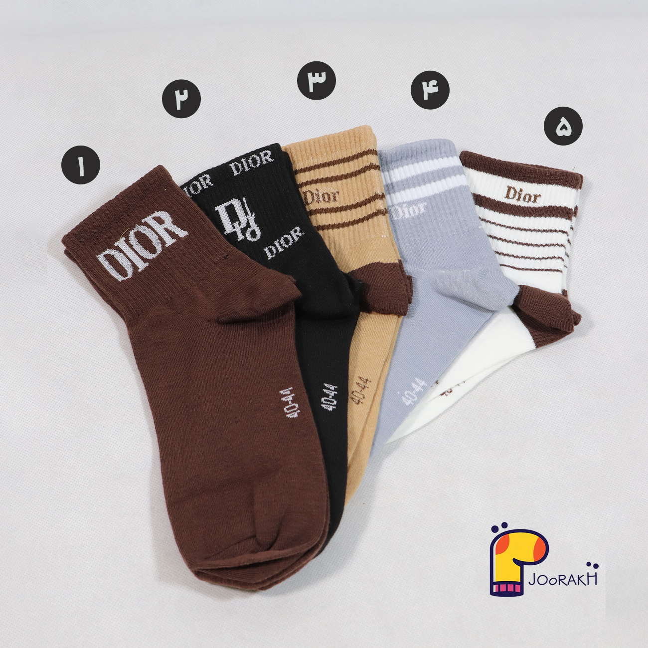 جوراب نیم ساق مردانه Dior کد116