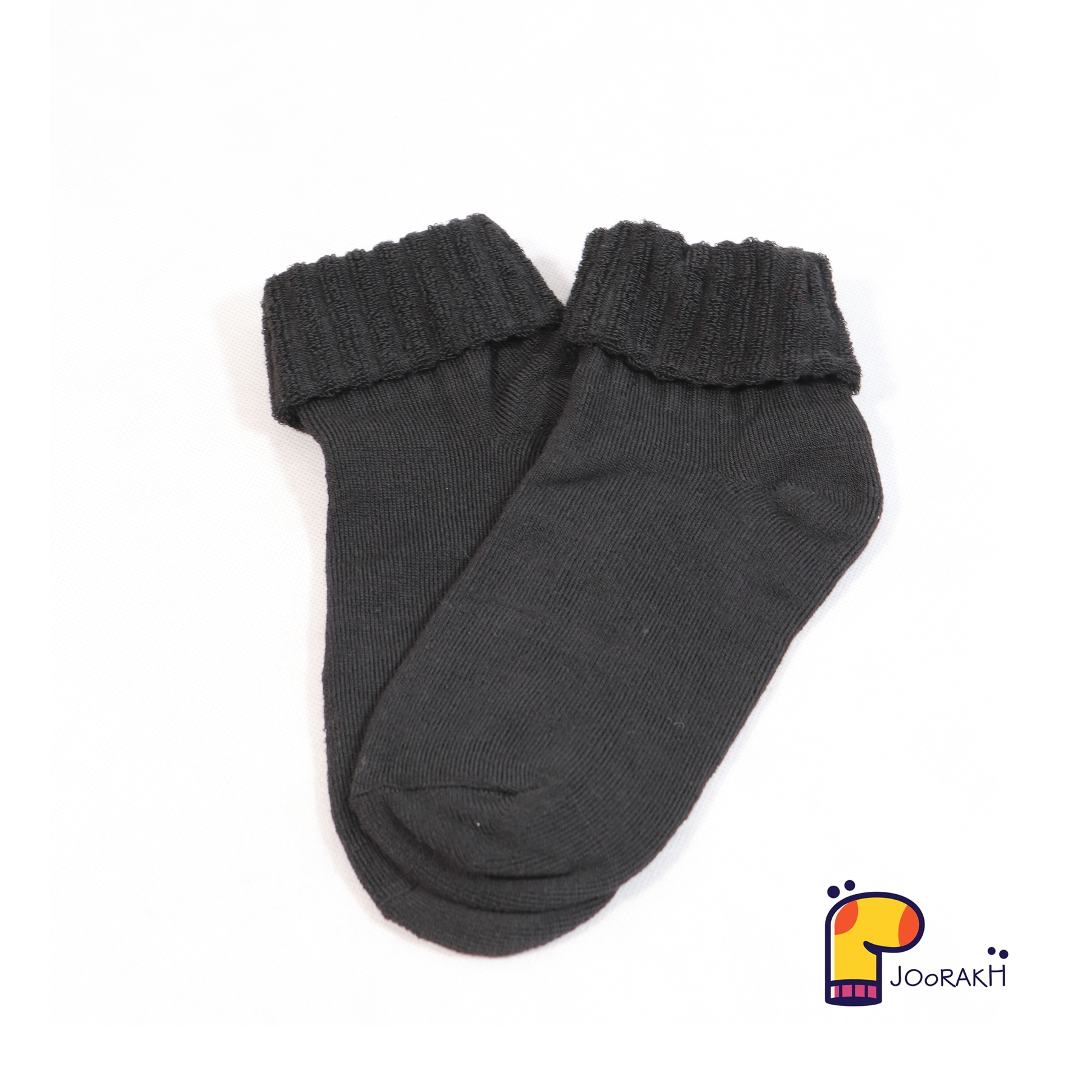 جوراب حوله ای مشکی کد113